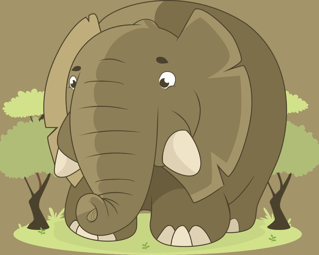 O Elefante Com Sede História Infantil