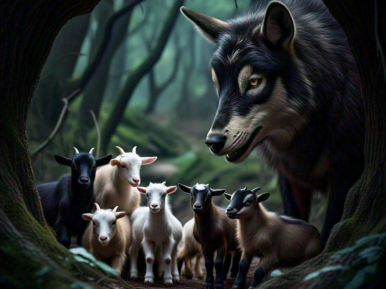 O Lobo e os Sete Cabritinhos